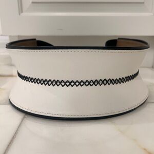 BCBG Black and White Belt Small